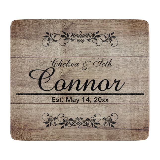 Planche À Découper Design en bois de grange | do-it-yourself Tableau  (Devant)