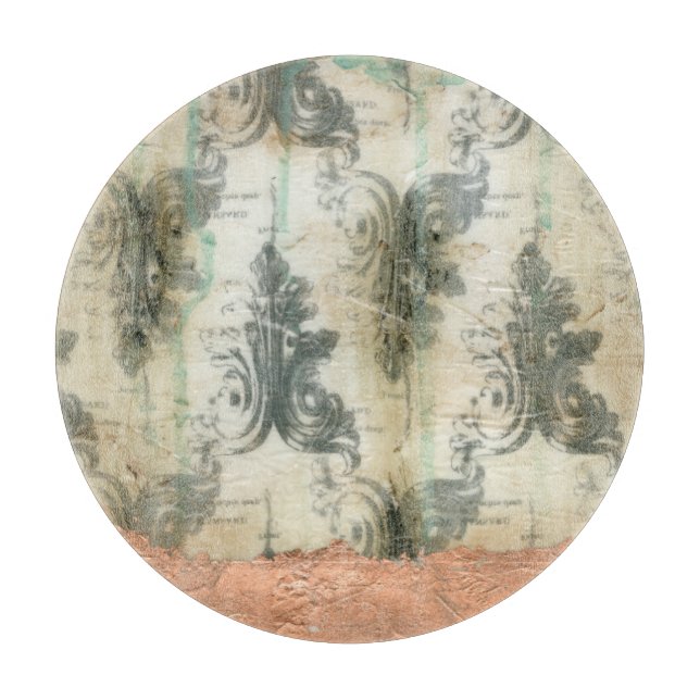 Planche À Découper Design moderne Fleur De Lis (Devant)