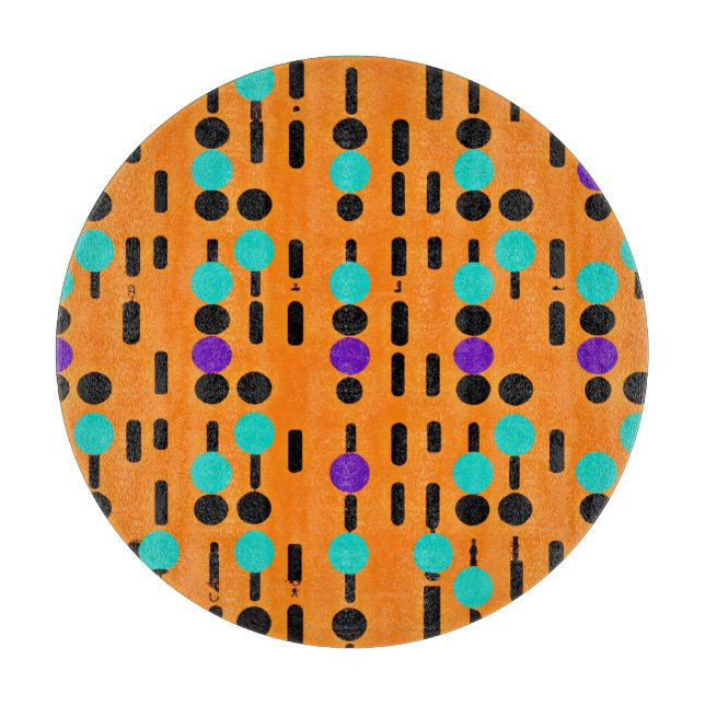 Planche À Découper Design Motif Abstrait élégant (Devant)