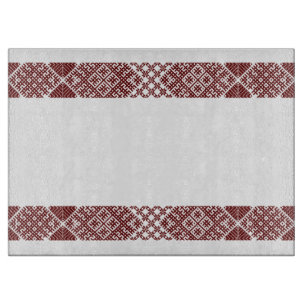 Planche À Découper Design traditionnel letton à motif de ceinture Lie