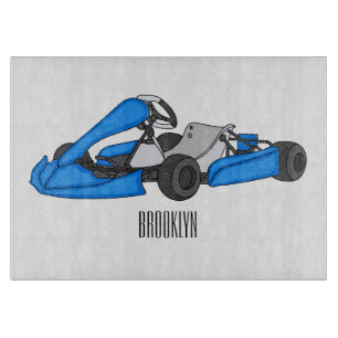Planche À Découper dessin animé de Kart racing
