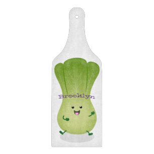 Planche À Découper dessin animé mignon de bok choy
