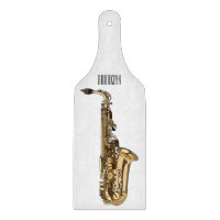 dessin animé saxophone