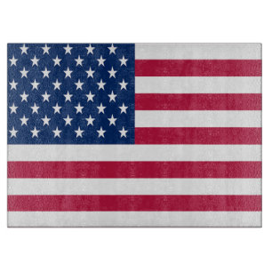 Planche À Découper Dessin de fierté de drapeau américain USA