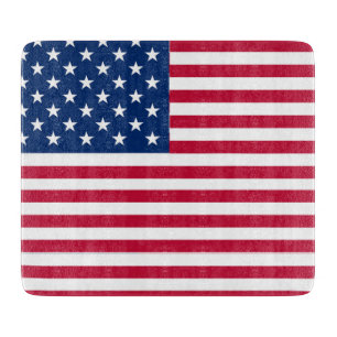 Planche À Découper Dessin de fierté de drapeau américain USA