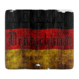 Planche À Découper Deutsche Flagge - Vintag