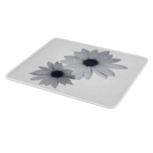 Planche À Découper deux fleurs blanches
