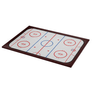 Planche À Découper Diagramme de la patinoire de la compagnie de hocke