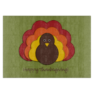 Planche À Découper Dinde de Thanksgiving