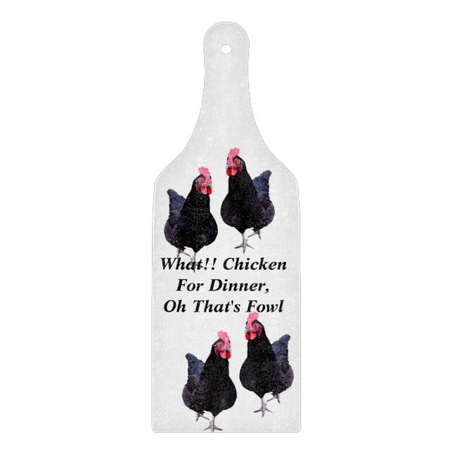 Planche À Découper Dîner Drôle, (Devant)
