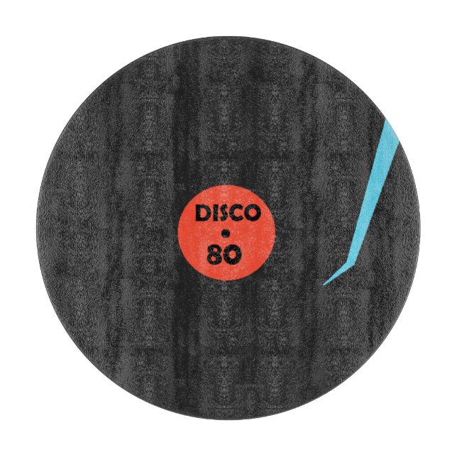 Planche À Découper Disco Record Cutboard Design moderne Rétro (Devant)