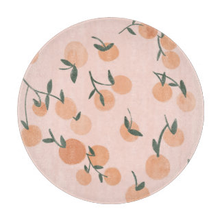Planche À Découper Doodart : Orange Cherry Vintage Motif