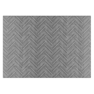 Planche À Découper Double blanc de Grey stripes