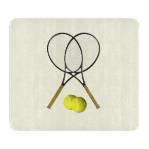 Planche À Découper Double Tennis Crème