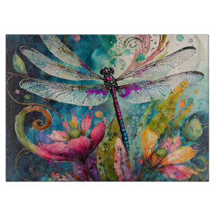 Planche À Découper Dragon d'encre et d'aquarelle de stylet