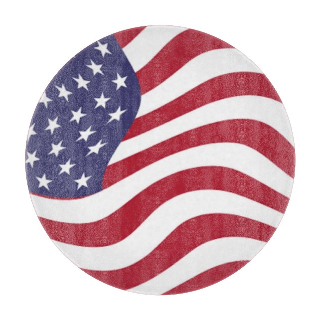 PLANCHE À DÉCOUPER DRAPEAU AMÉRICAIN (Devant)