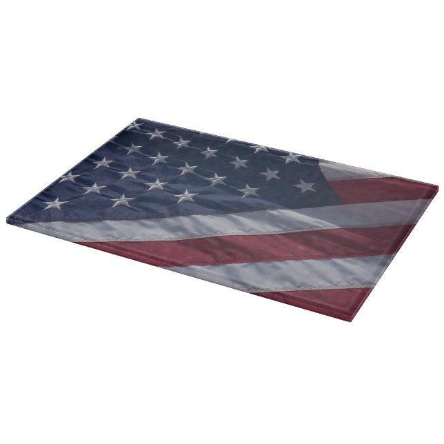 Planche À Découper Drapeau américain. (Coin)
