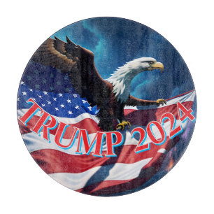 Planche À Découper Drapeau américain Aigle TRUMP 2024