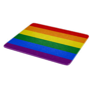 Planche À Découper Drapeau arc-en-ciel (LGBT)
