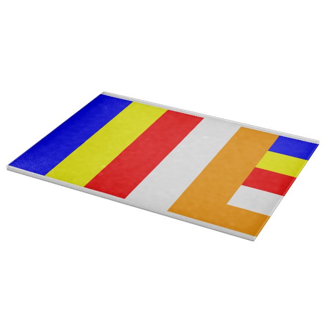 Planche À Découper Drapeau bouddhiste (Coin)