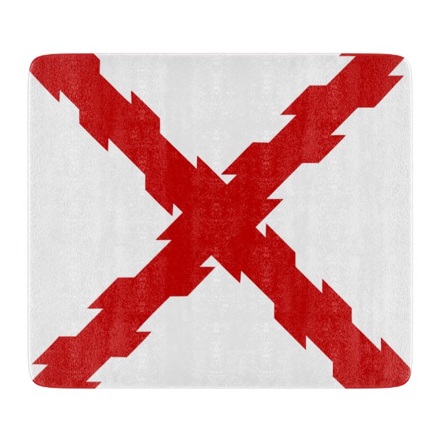 Planche À Découper Drapeau de Bourgogne (Devant)