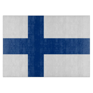 Planche À Découper Drapeau de Finlande