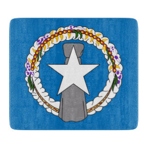 Planche À Découper Drapeau de la Mariana septentrionale