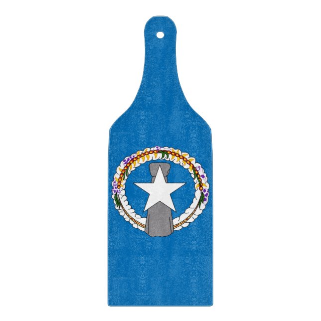 Planche À Découper Drapeau de la Mariana septentrionale sur la planch (Devant)