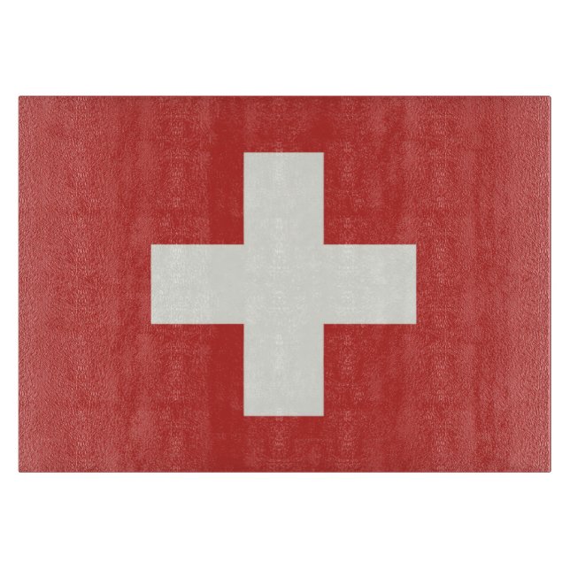 Planche À Découper Drapeau de la Suisse (Devant)