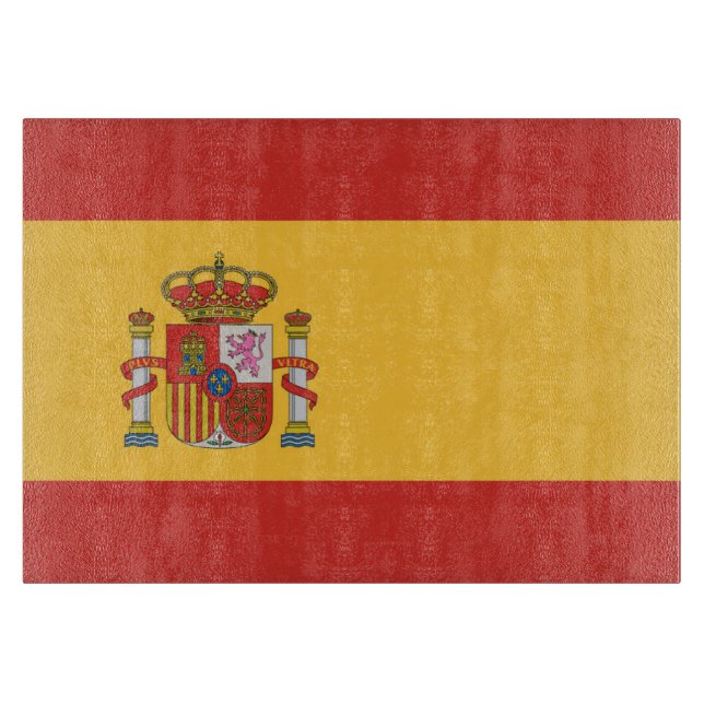 Planche À Découper Drapeau de l'Espagne (Devant)
