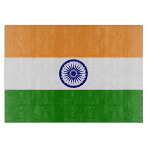 Planche À Découper Drapeau de l'Inde