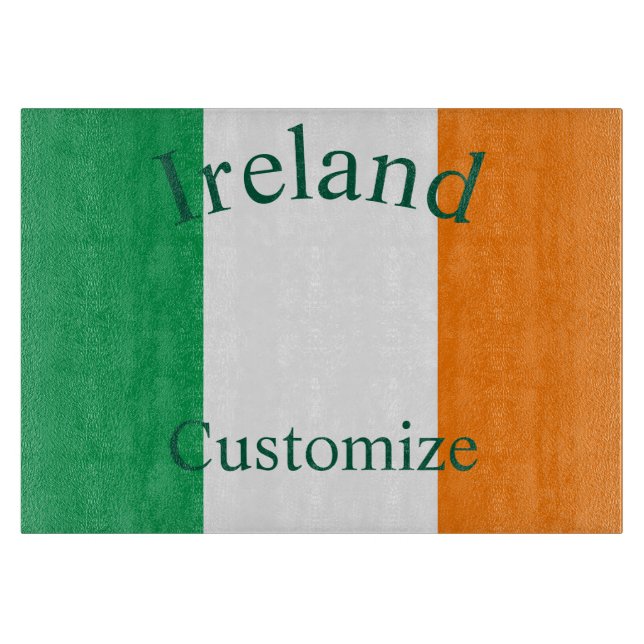 Planche À Découper Drapeau de l'Irlande Thunder_Cove (Devant)