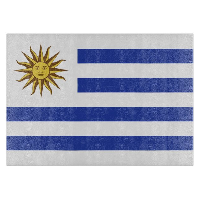 Planche À Découper drapeau de l'Uruguay (Devant)