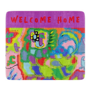 Planche À Découper Drapeau de maison personnalisé étanche aux intempé