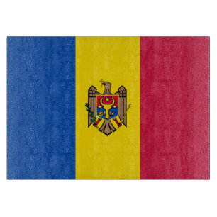 Planche À Découper Drapeau de Moldavie
