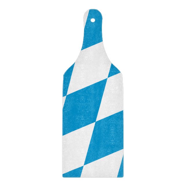Planche À Découper Drapeau de pagaie en verre de Bavière (Devant)