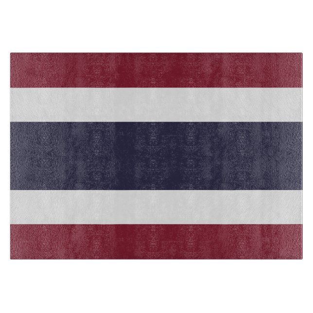 Planche À Découper Drapeau de Thaïlande (Devant)