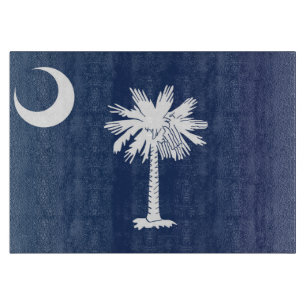 Planche À Découper Drapeau d'État de Caroline du Sud, États-Unis