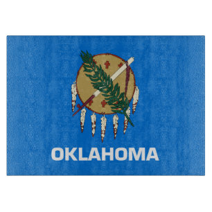 Planche À Découper Drapeau d'État de l'Oklahoma, États-Unis