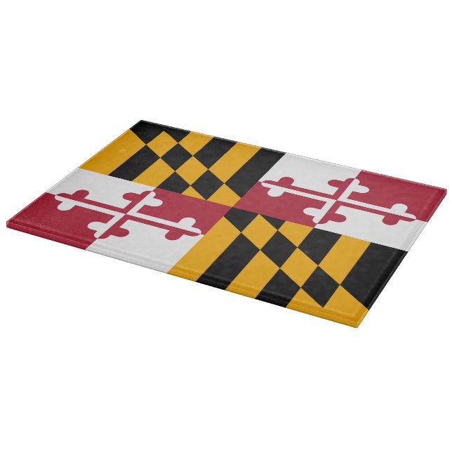 Planche À Découper Drapeau d'état dynamique du Maryland (Coin)