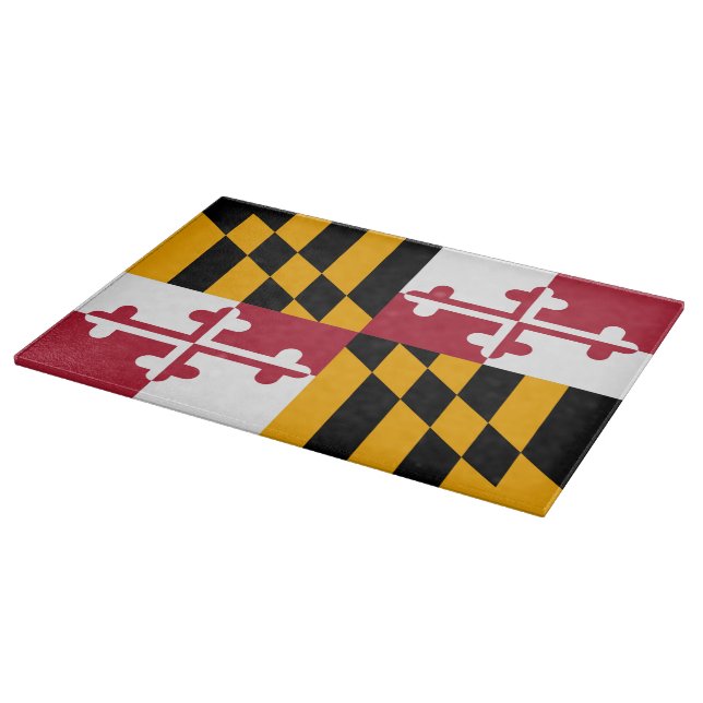 Planche À Découper Drapeau d'état dynamique du Maryland (Coin)