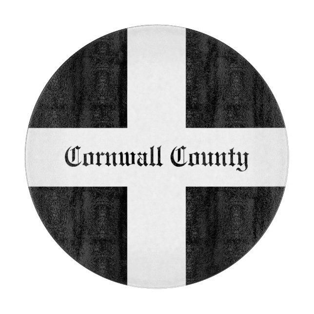 Planche À Découper Drapeau du comté de Cornwall (Devant)
