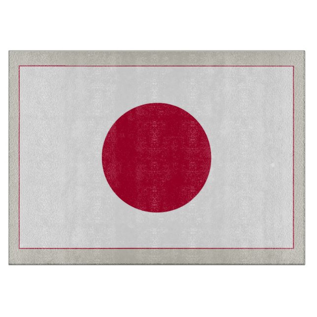 Planche À Découper Drapeau du Japon : Hinomaru, Nisshōki, Red Rising  (Devant)