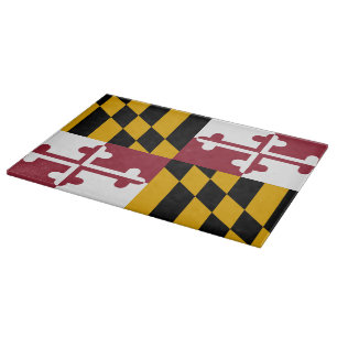 Planche À Découper Drapeau du Maryland