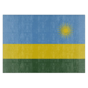Planche À Découper Drapeau du Rwanda