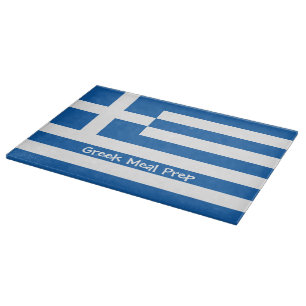Planche À Découper Drapeau grec