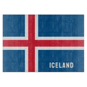 Planche À Découper Drapeau Islande