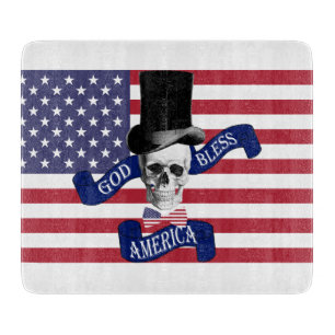 Planche À Découper Drapeau patriotique américain