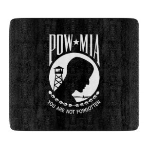 Planche À Découper Drapeau POW MIA : Soldats disparus de la guerre du
