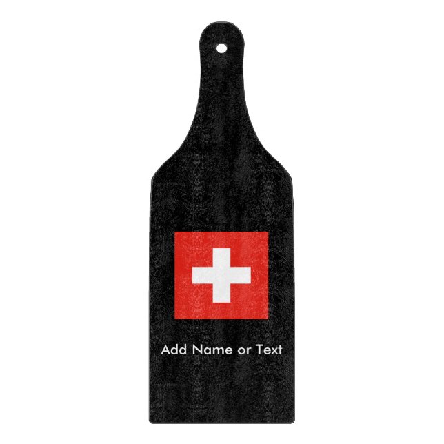 Planche À Découper Drapeau suisse (Devant)
